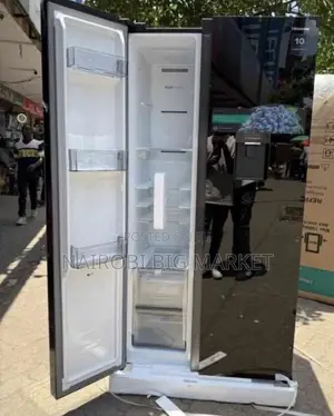 Hisense Side by Side Glass Door Fridge