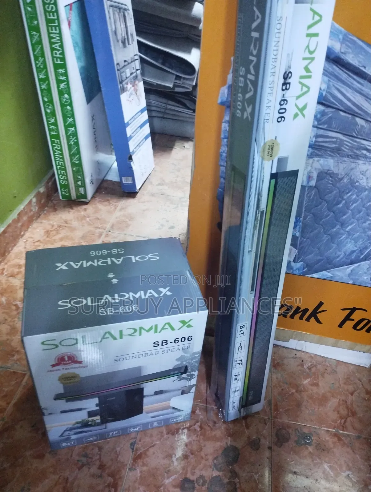 Solarmax SB-606 Bluetooth Soundbar Speaker With Deep Bass