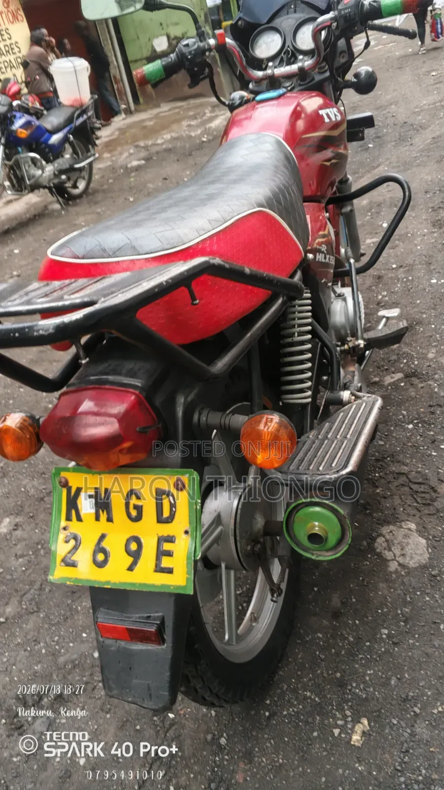 TVS HLX Plus ES 2025 Red