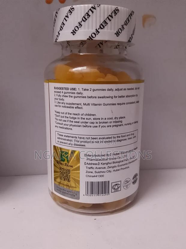 MULTI - VITAMIN GUMMIES - Vit a C D E B6 B12 Folate , Biotin , Cal Zn - thumbnail 5