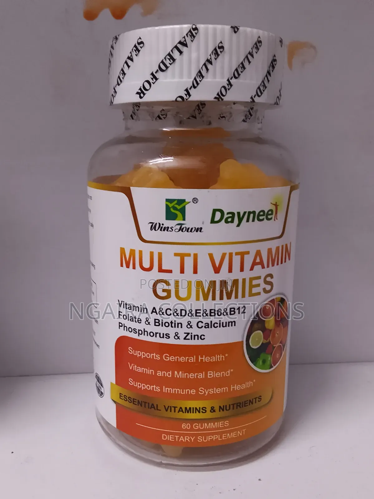 MULTI - VITAMIN GUMMIES - Vit a C D E B6 B12 Folate , Biotin , Cal Zn