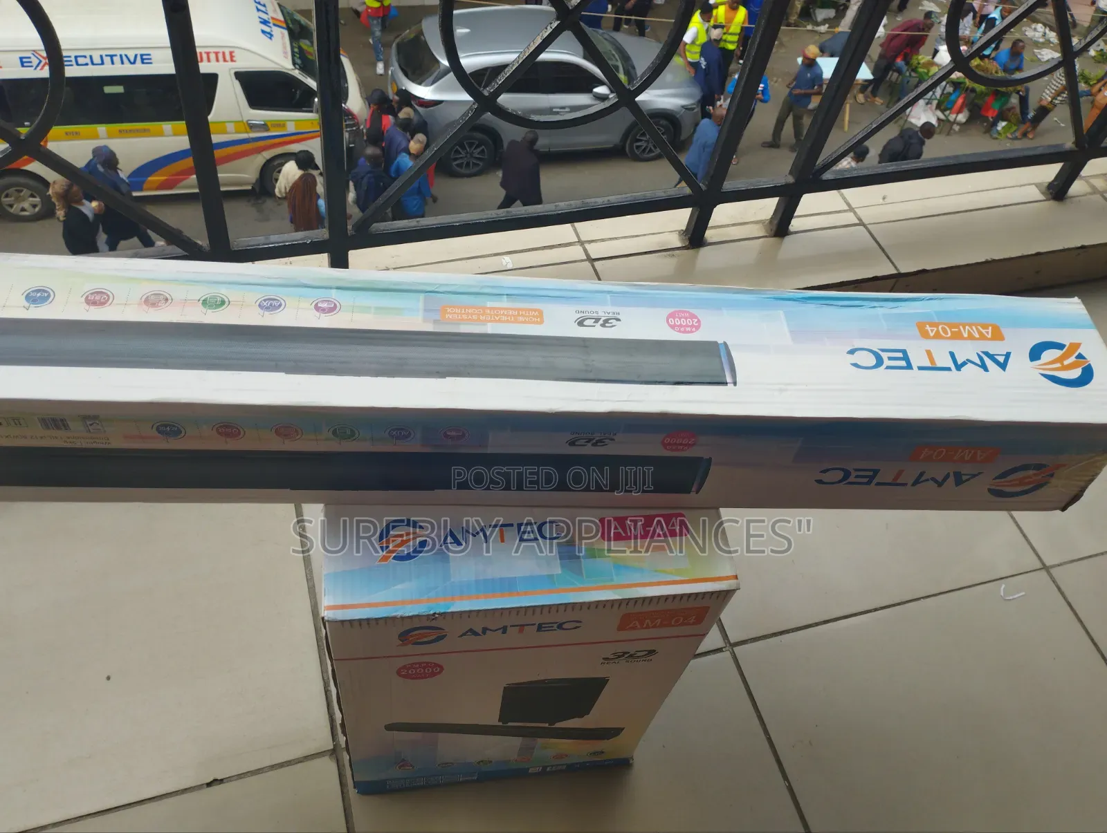 Amtec AM-04 Bluetooth Soundbar Speaker System With Deep Bass
