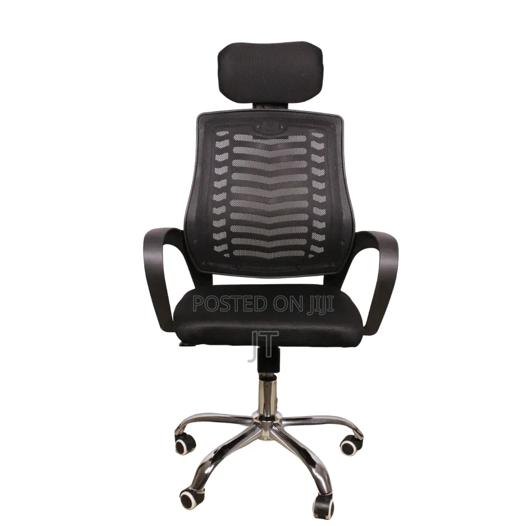 Secretarial Mesh Office Chair With Headrest