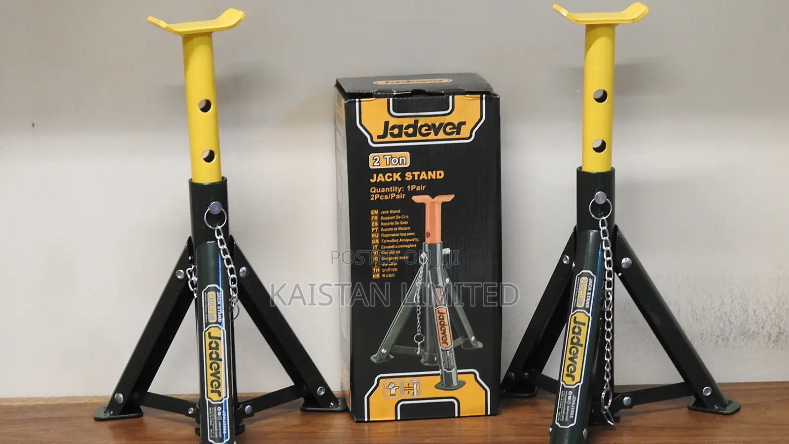 Jadever 2T Heavy Duty Jack Stands 2000kg Capacity Auto Lift Supports