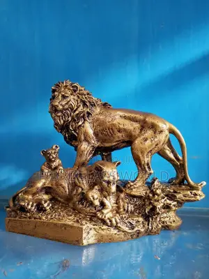 Lion Family Sculptures