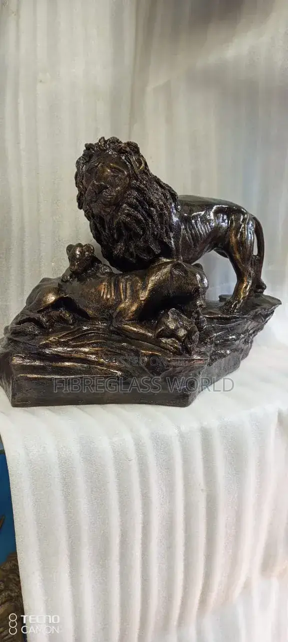 Lion Family Sculptures