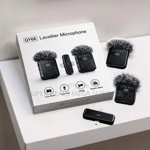 Efficient Reliable 3 in 1 Dual Mics Wireless Lavalier Microphone