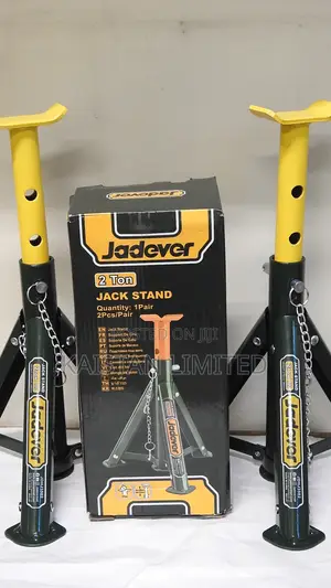 Jadever 2T Steel Car Jack Stands - High Stability Vehicle Support Pair