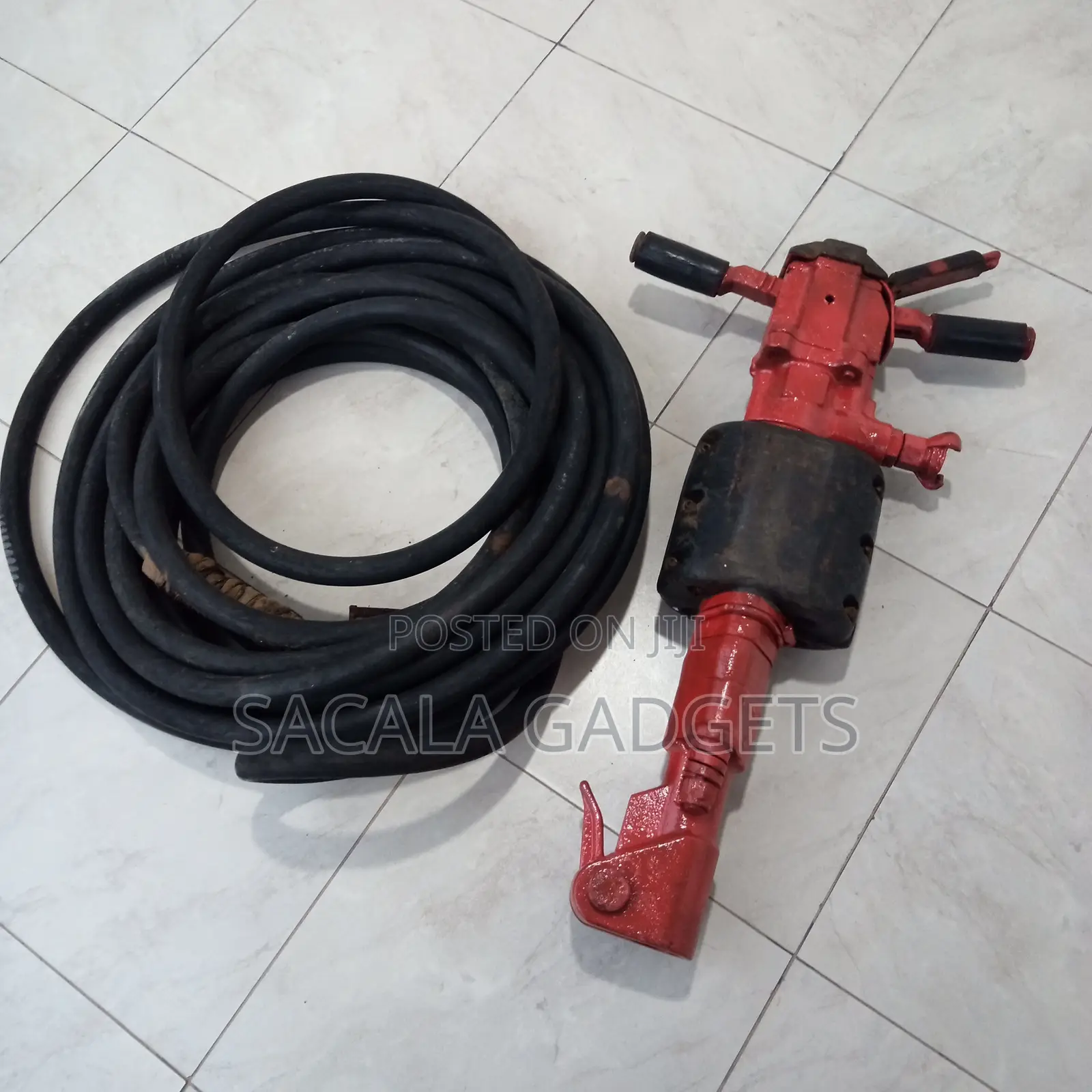 Set of One Pneumatic Jack Hammer + 1 Hydraulic Hose