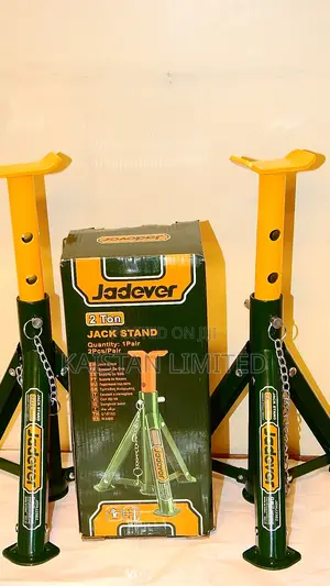 Jadever 2 Ton Capacity Ratchet Type Jack Stand Cars and SUVs (Pair)