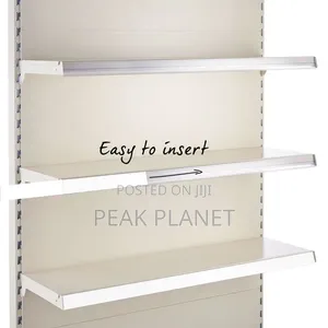 Slotted Shelf Strips – Adjustable Shelving System