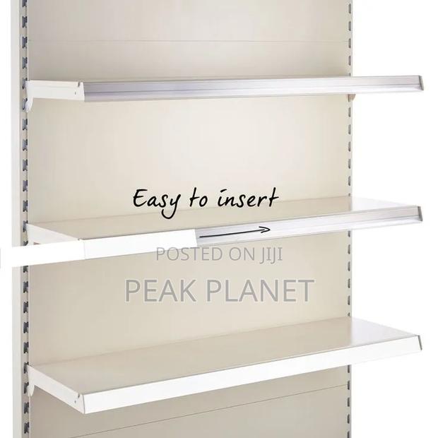 Slotted Shelf Strips – Adjustable Shelving System - main view