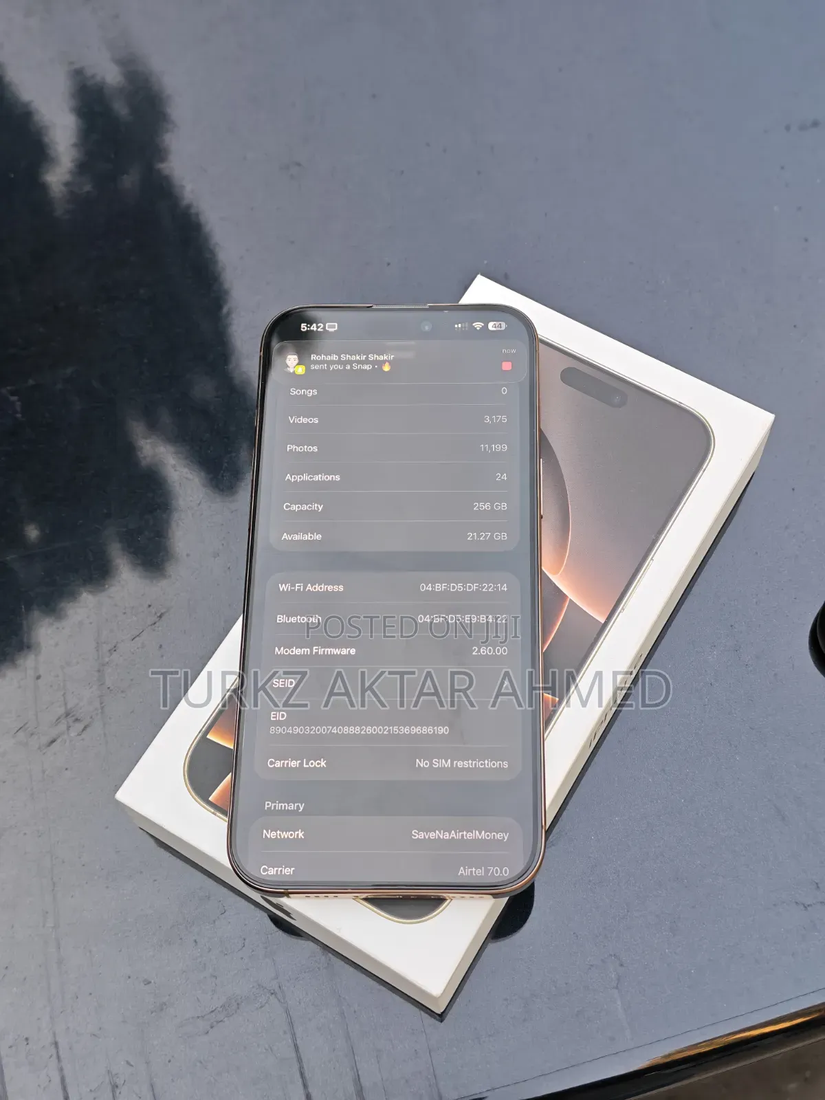 Apple iPhone 16 Pro Max 256 GB Gold