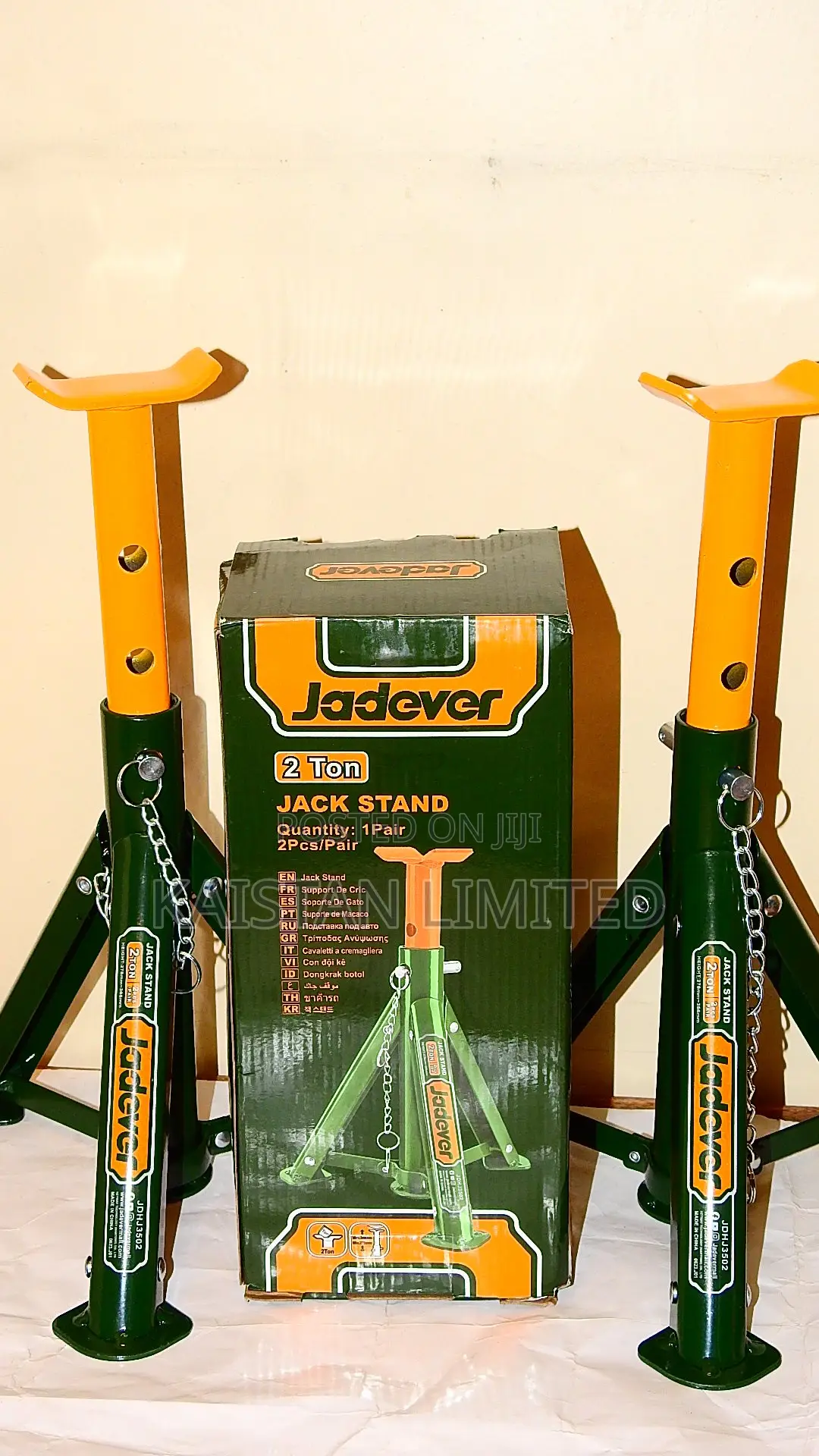 Jadever 3Ton Heavy Duty Steel Jack Stands for Secure Automotive Repair