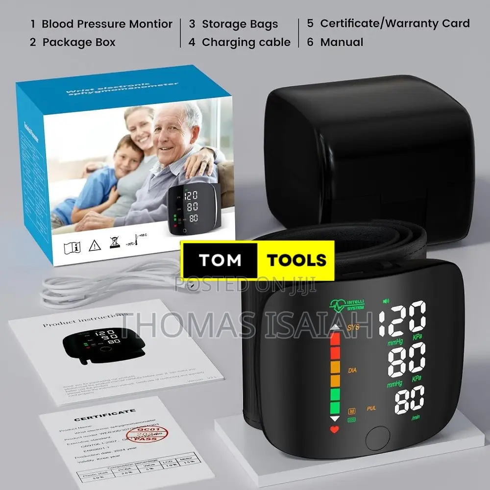 Rechargeable One Button Bp Machine Blood Pressure Monitor With Voice