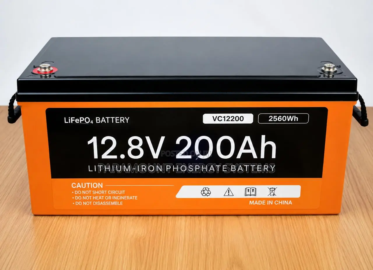 Vestwoods 12V 200AH Lithium Battery LIFEP04 3500 Cycles