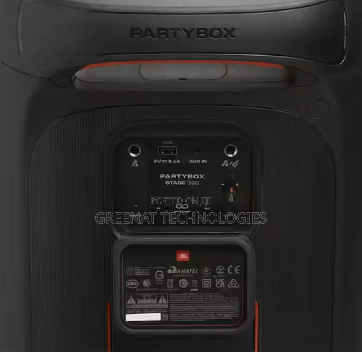JBL PARTYBOX STAGE 320 240Watts RMS JBL Original Pro Sound 18hrs Play