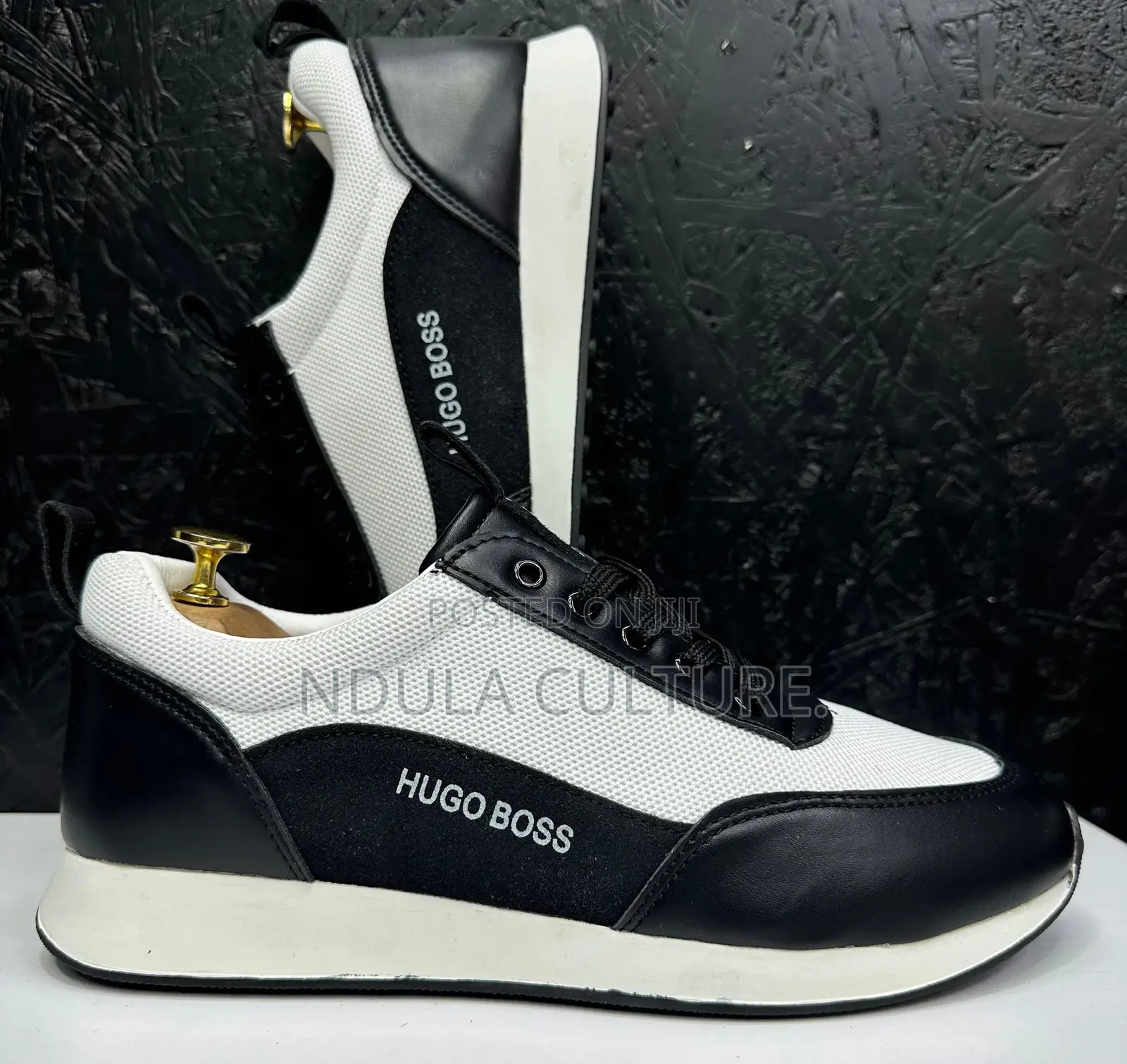 Hugo Boss White Mesh Lifestyle Sneakers