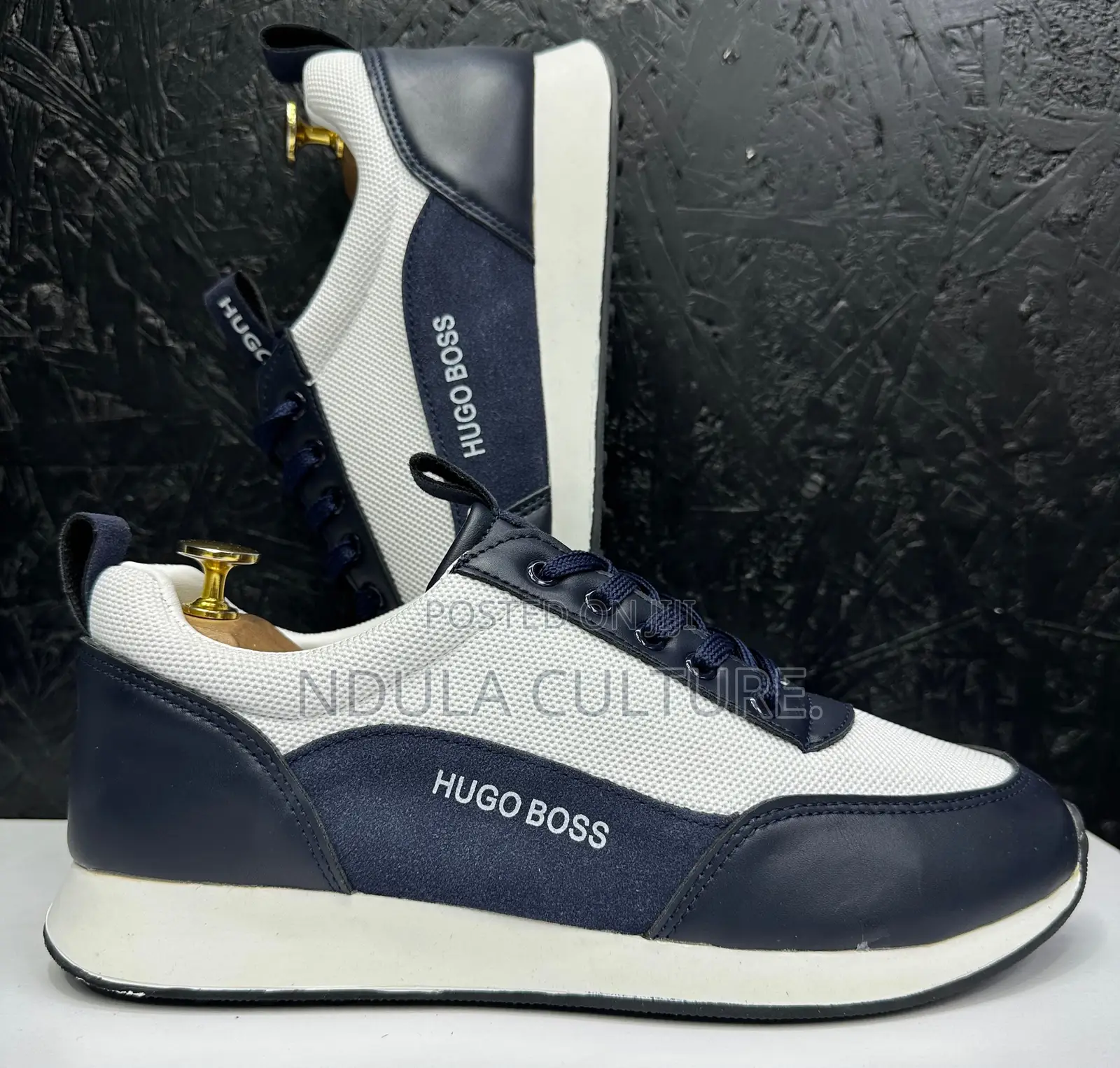 Hugo Boss White Mesh Lifestyle Sneakers