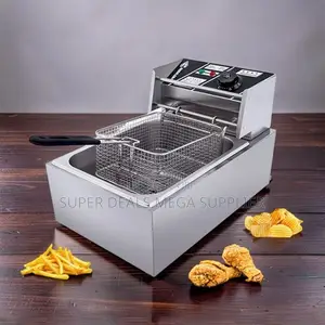 Enhanced 4l/6l/10l Electric Single Tank Stainless Steel Deep Fryer