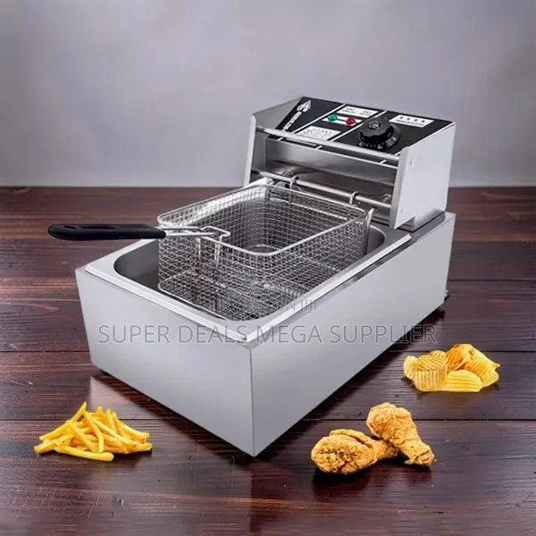 Enhanced 4l/6l/10l Electric Single Tank Stainless Steel Deep Fryer