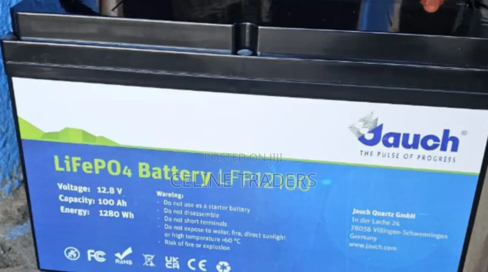 Jauc 100ah Lithium Phosphate Battery