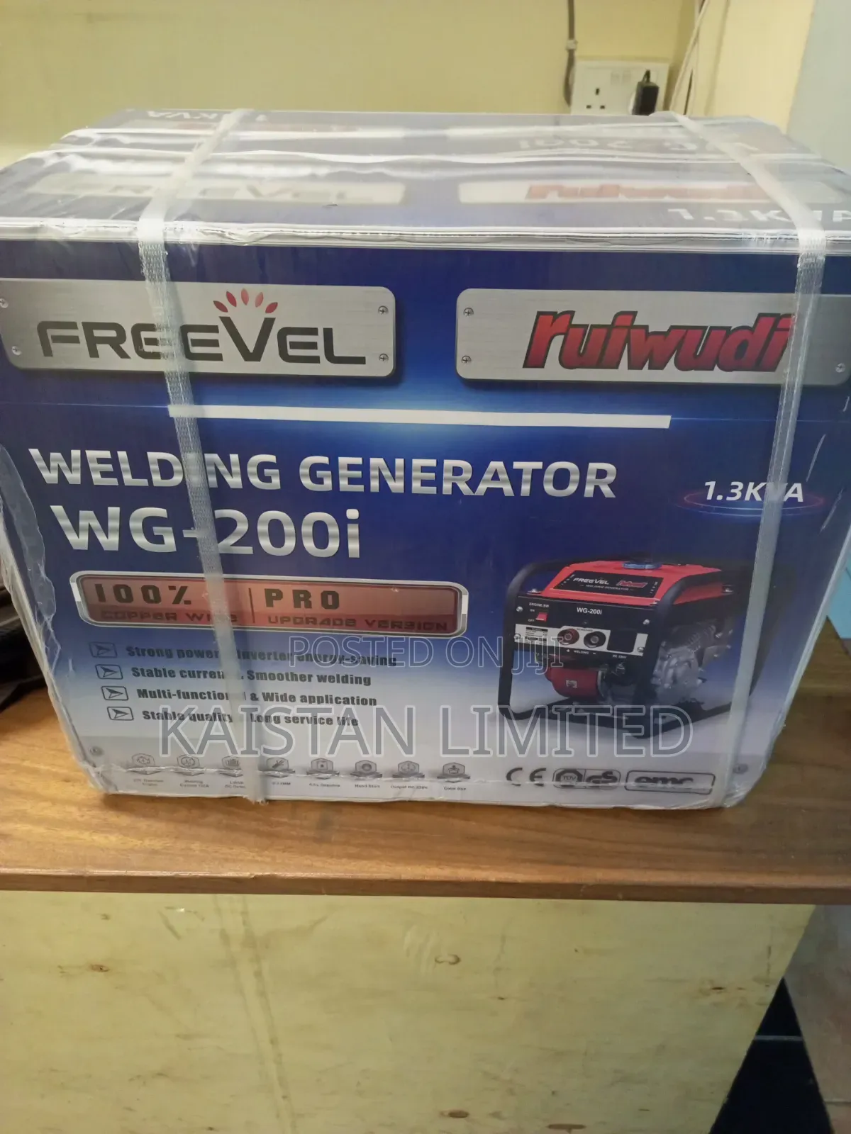 1.3kva Petrol Welding Generators/120 Amps Welding Rig