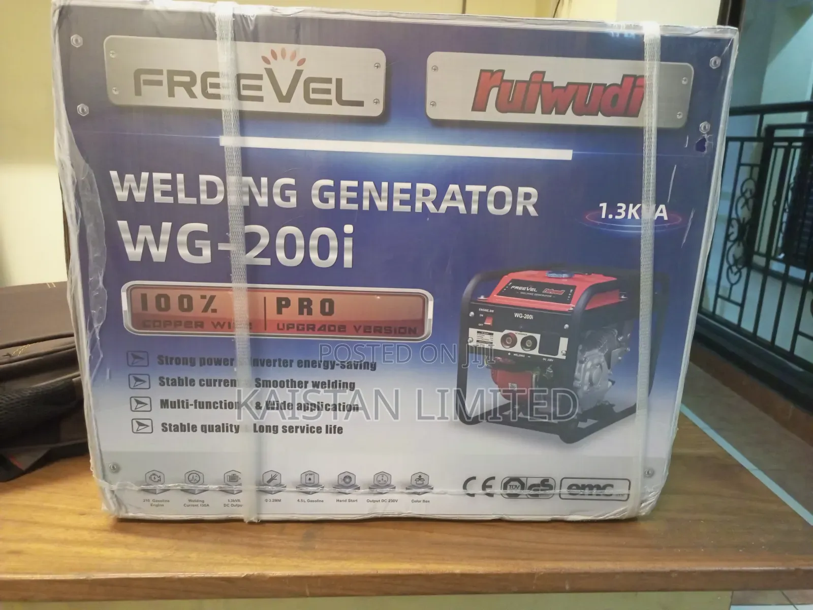 1.3 Kva Petrol Welding Generators Inverter 120 Amps Load