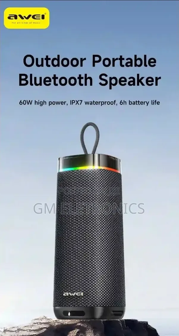 Original 60W Outdoor Bluetooth Speaker- Black.