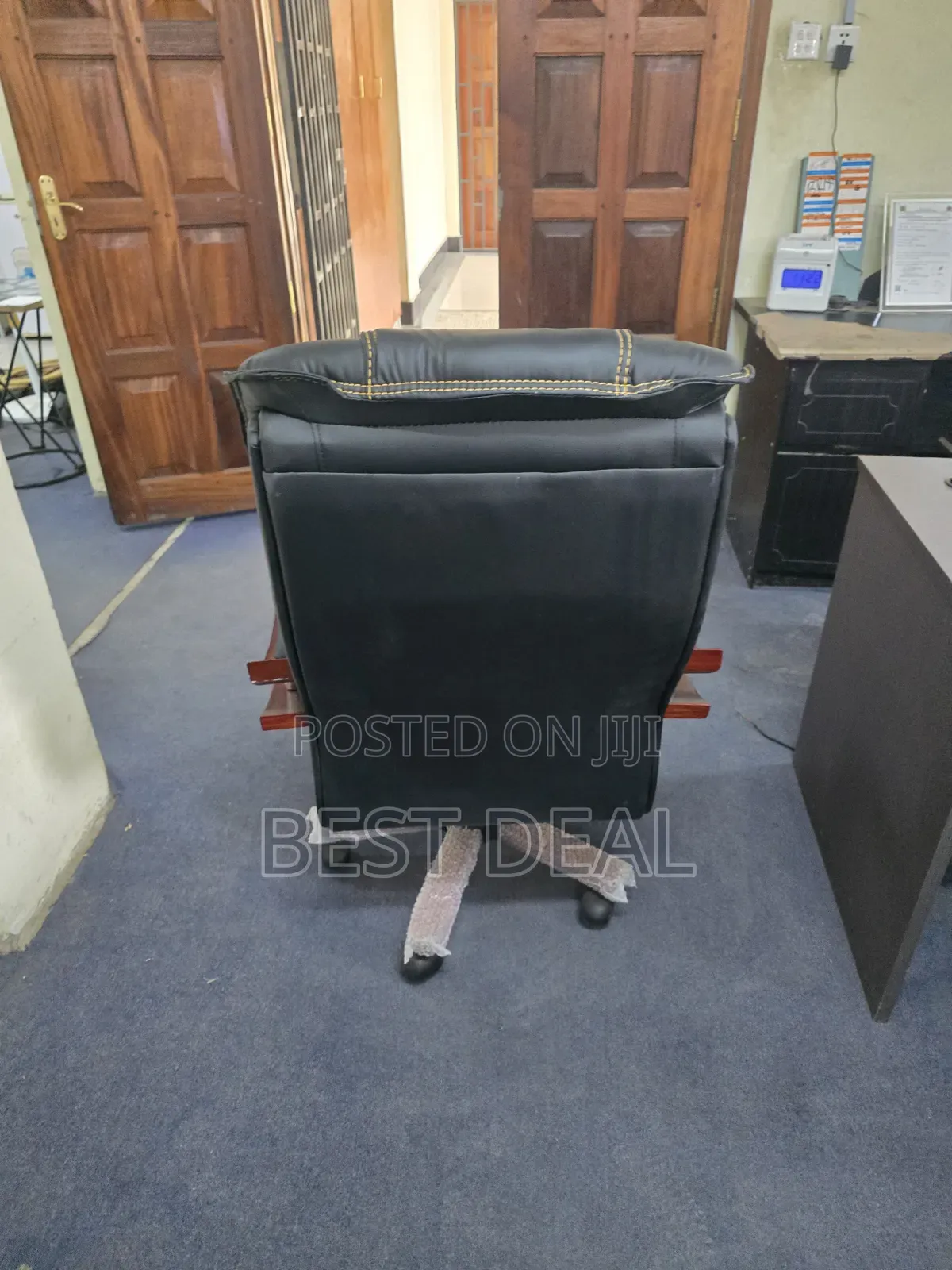 Executive Comfortable Reclining Leather Office Chair