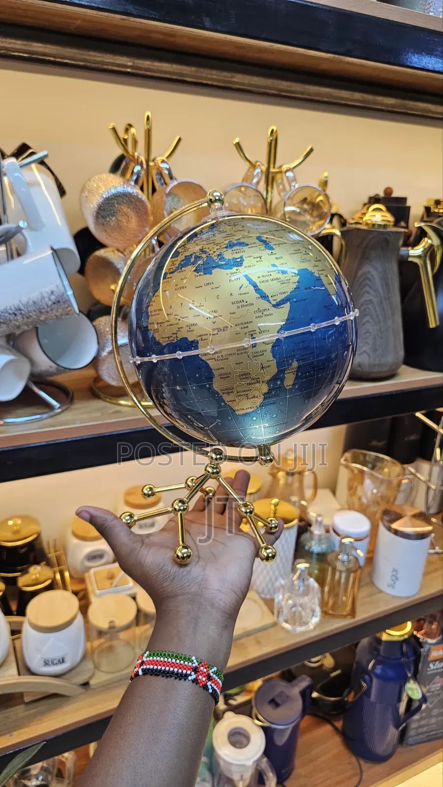 LED World Globe Map With Metal Stand