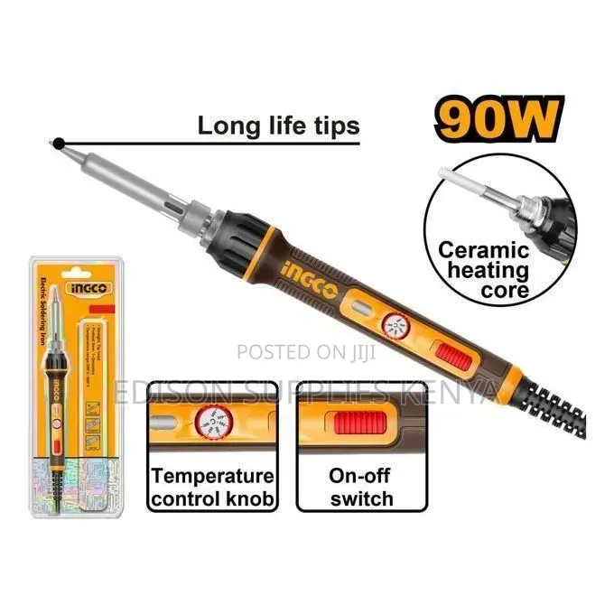 Ingco Solder Iron 90 Watts Temperature Control Soldering Gun 90w