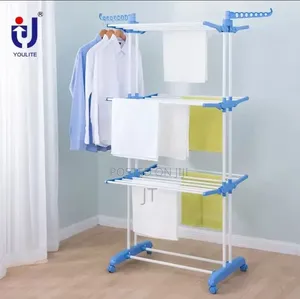 3 Layer Portable / Movable Cloth Drying Rack