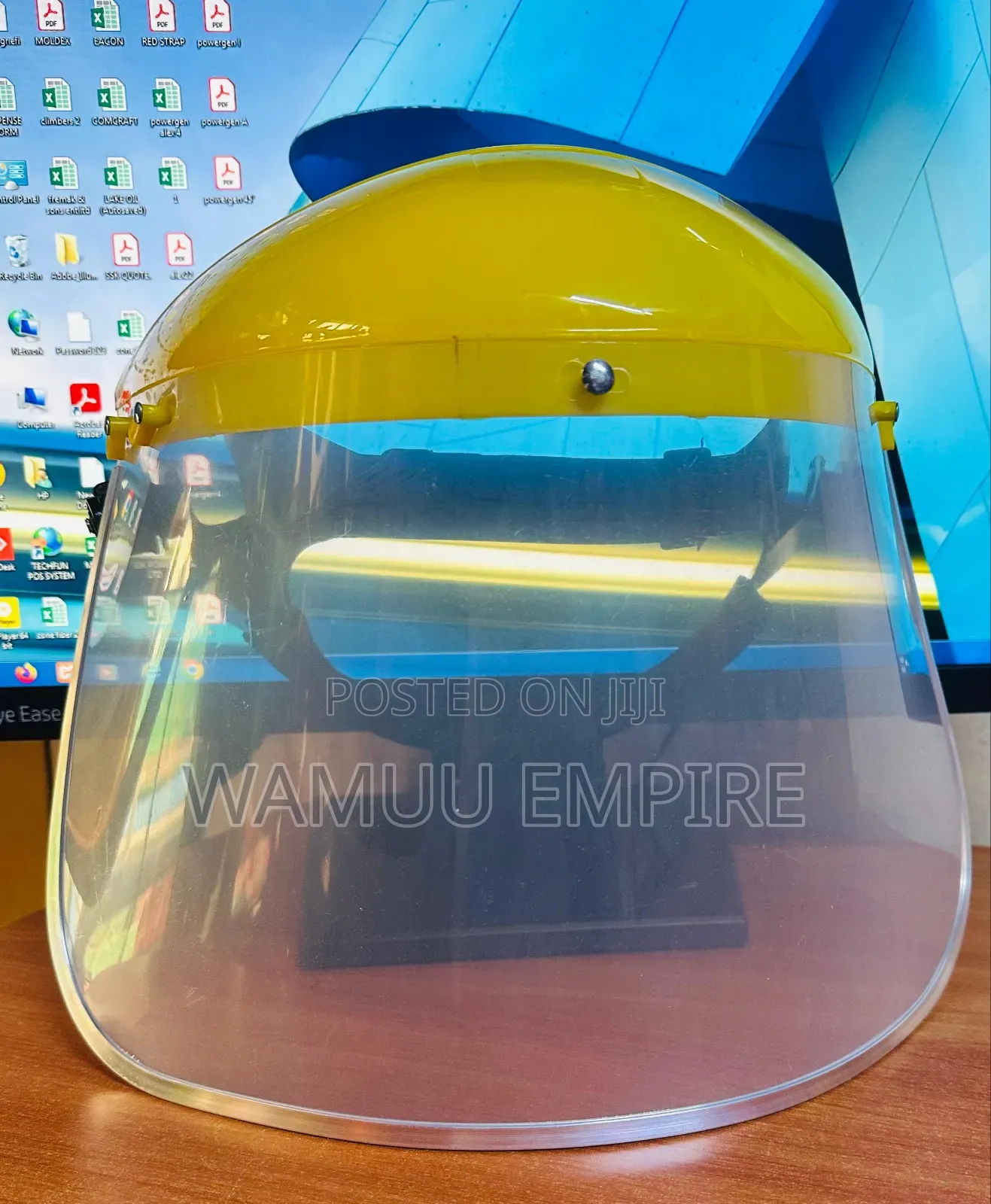 An Industrial Face Shield