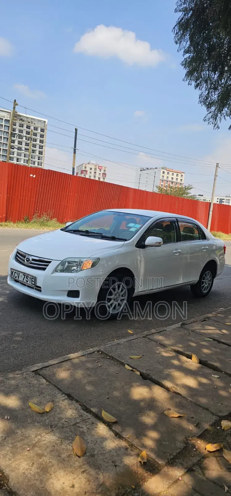 Toyota Axio 2012 White