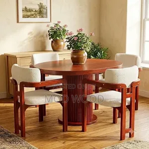 Modern Oval Wooden Dining Set Collection