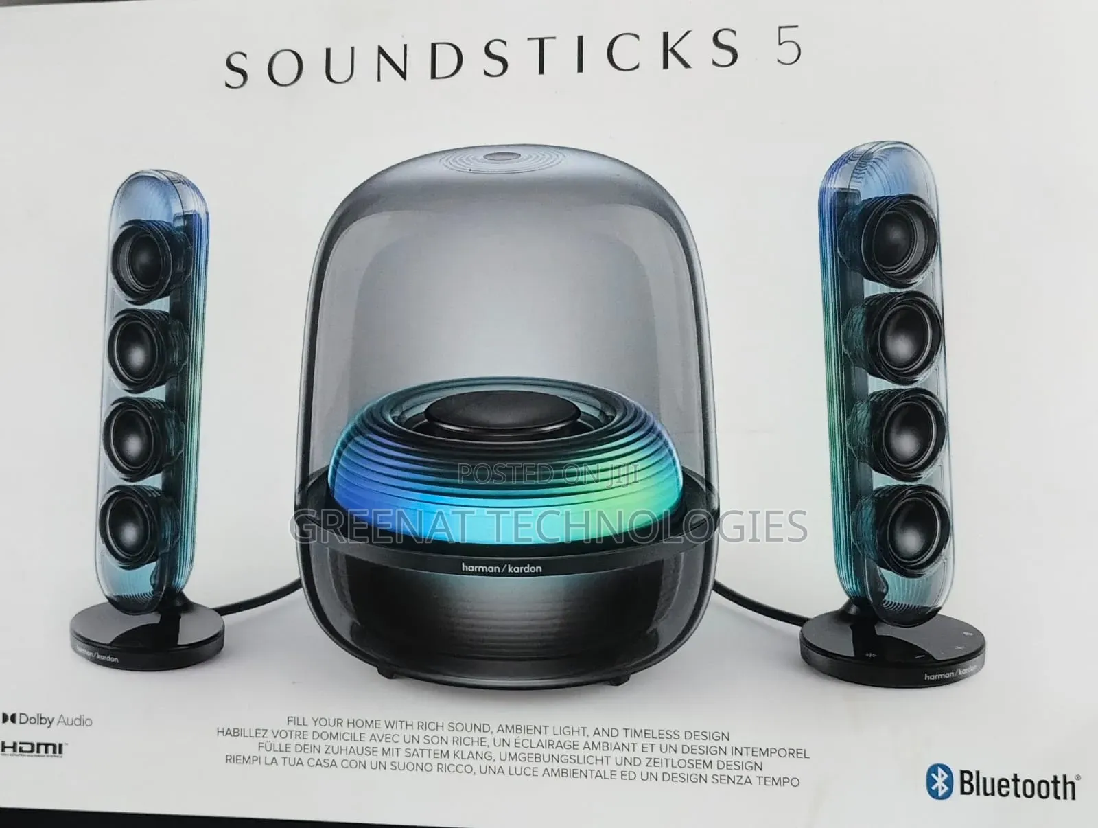 JBL Soundsticks 5 
Genuine JBL by Harman