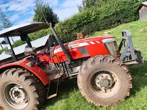 Tractor Massey Ferguson 4708 4wd With Plough