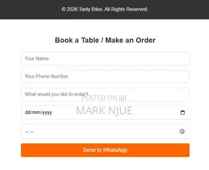 Restaurant Website