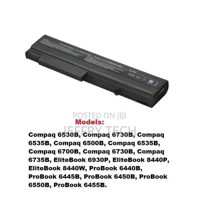 TD06/TD09 Replacement Battery for HP Elitebook 6440B, 6445B, 6450B