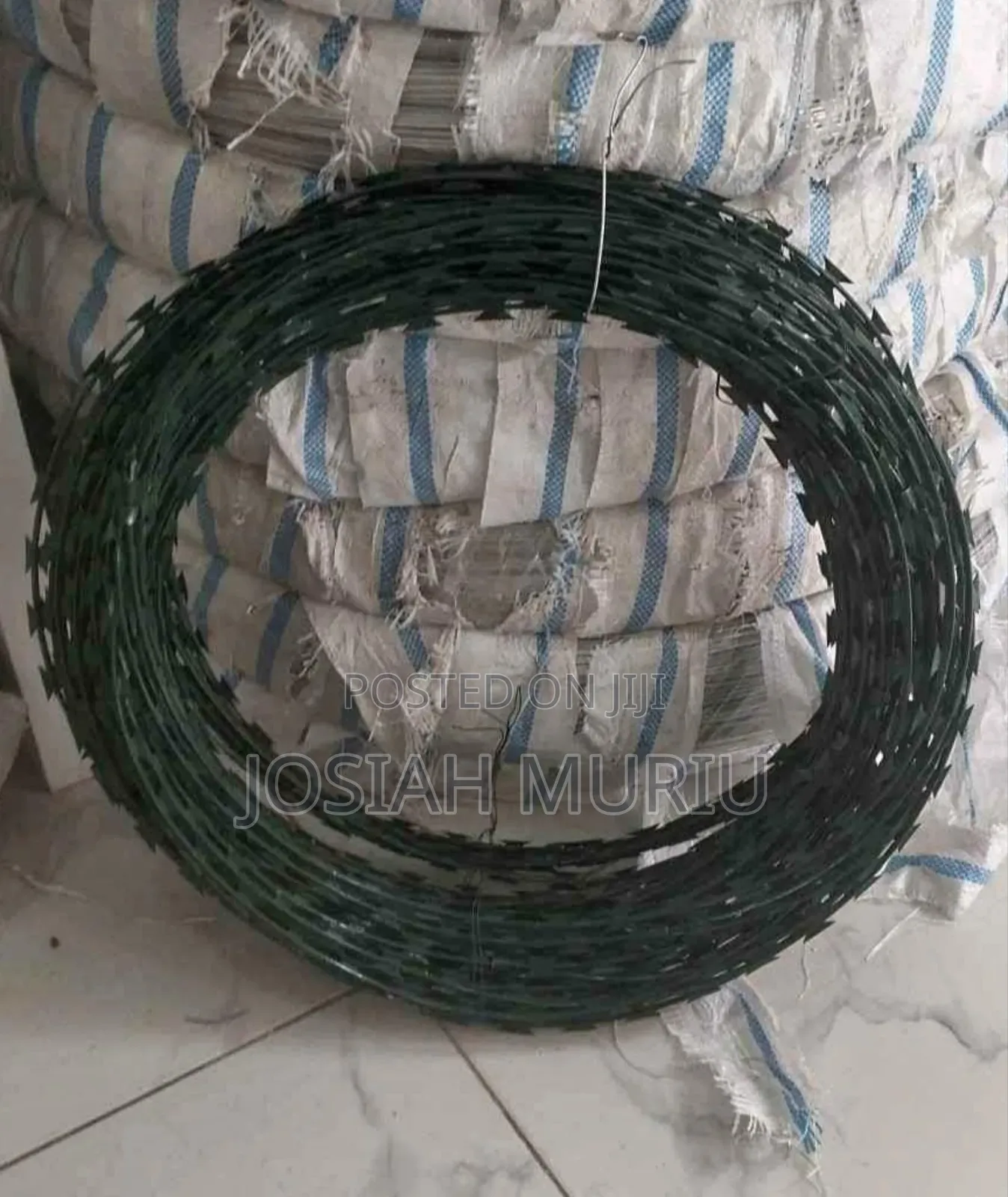 Green Razor Wire