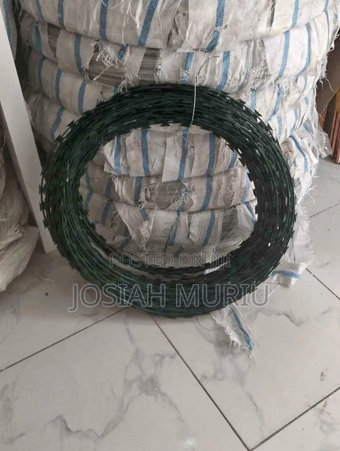 Green Razor Wire