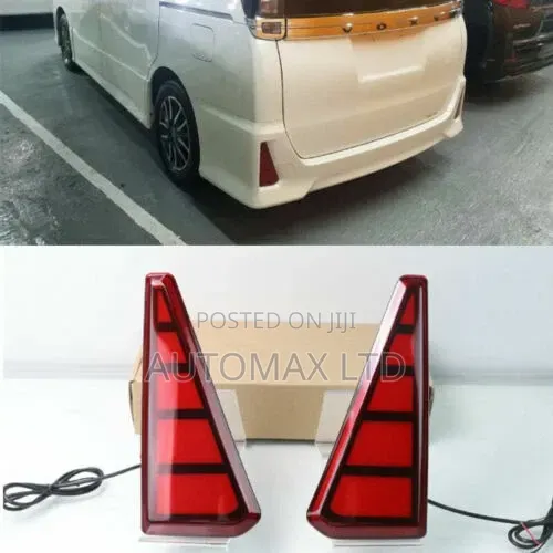 Toyota Noah/Voxy, Rear Bumper Smoked Led Reflectors