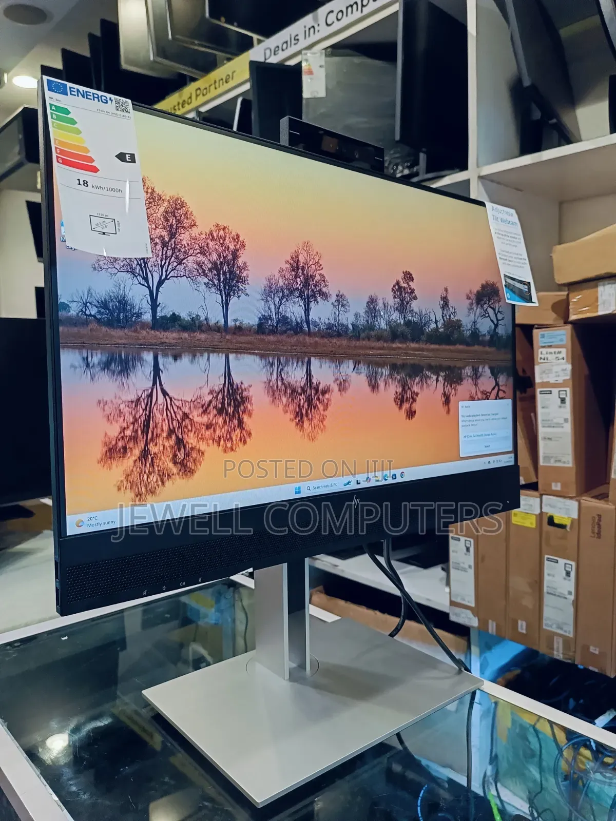 HP E24mv G4 24-Inch Full HD Webcam Speaker Monitor