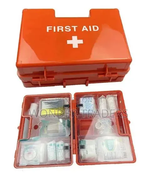 Red First Aid Kit.