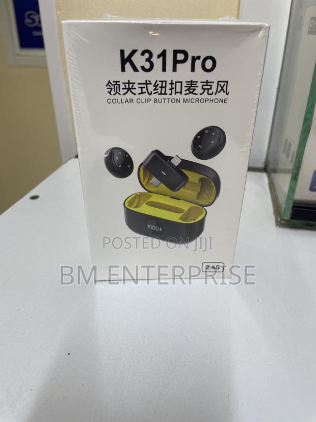 Brand New Wireless Collar Button Microphone System