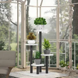Multi Layer Wooden Floral Display Rack