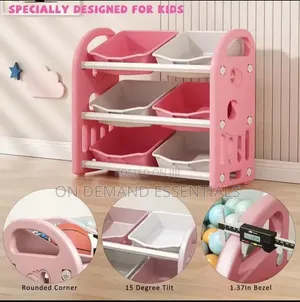 Plastic Cartoon Kindergarten Toy Cabinet