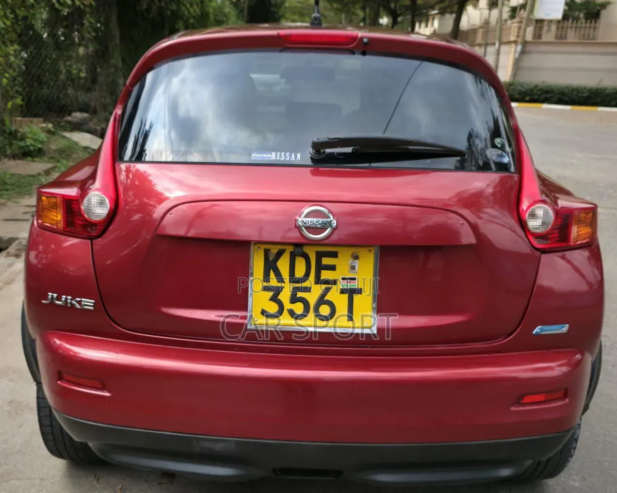 Nissan Juke 2014 Maroon