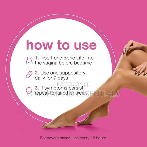 Intimate Health - Boric Acid Vaginal Suppositories - thumbnail 2